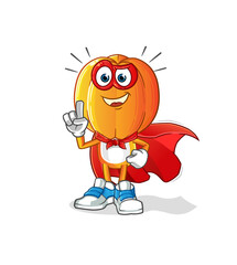 star fruit head cartoon heroes vector. cartoon character