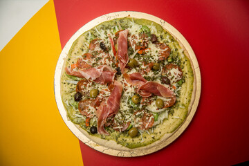 Pizza italiana casera