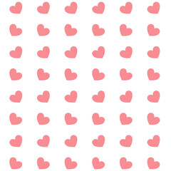 Red heart pattern. Love background Web	