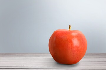 Food concept with an apple, care for the planet, respect, recycle, reduce food waste, eco living