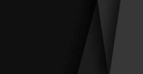 Abstract. Geometric shape black overlab background. Vector.