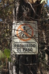 prohibido el paso