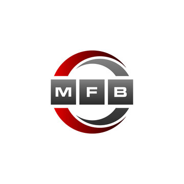 MFB Letter Initial Logo Design Template Vector Illustration