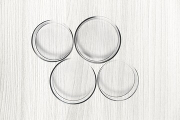 A bubble of transparent cosmetic gel. Make-up and cosmetics texture background, skincare product.