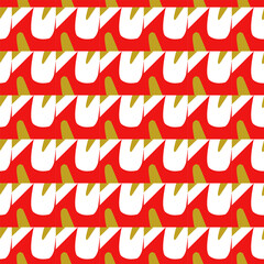 Abstract background of red, brown and white  elements, patterns. Trendy background.