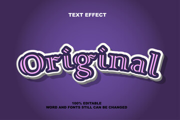 Original Editable Text Effect Templates