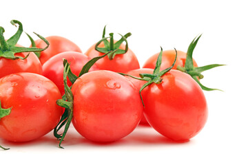 tomatoes isolated on white