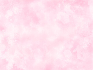 Pink abstract painting drawn with digital watercolor