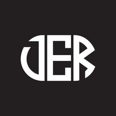 DER letter logo design on black background. DER creative initials letter logo concept. DER letter design.