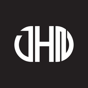 DHN letter logo design on black background. DHN creative initials letter logo concept. DHN letter design.