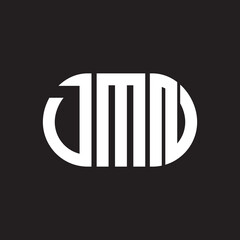 DMN letter logo design on black background. DMN creative initials letter logo concept. DMN letter design.