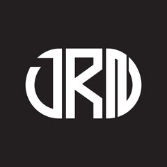 DRN letter logo design on black background. DRN creative initials letter logo concept. DRN letter design.