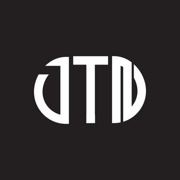 DTN letter logo design on black background. DTN creative initials letter logo concept. DTN letter design.