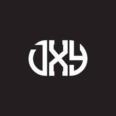 Fototapeta premium DXY letter logo design on black background. DXY creative initials letter logo concept. DXY letter design.
