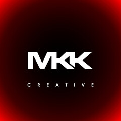 MKK Letter Initial Logo Design Template Vector Illustration
