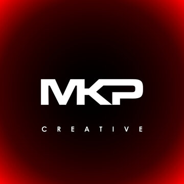 MKP Letter Initial Logo Design Template Vector Illustration