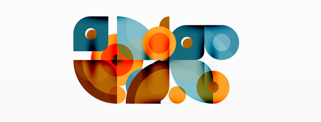 Colorful geometric pattern, minimal abstract background for wallpaper, banner, presentation