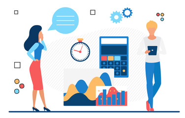 Financial annual business analytics charts reporting company results. Commercial budget evolution and data analysis