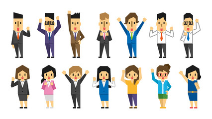 人物　アイコン　角人間