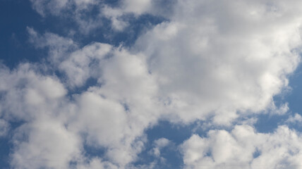 Partially clouds in the sky