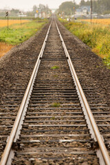Fototapeta premium 果てしなく続く線路