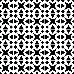 Seamless black and white geometric pattern. Vector geometric diagonal