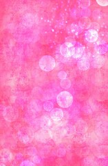 pink background with bubbles