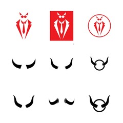 Obraz premium the devil logo and symbol