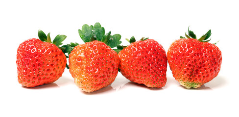 strawberry isolated over white background