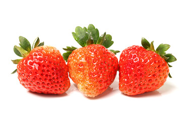 strawberry isolated over white background