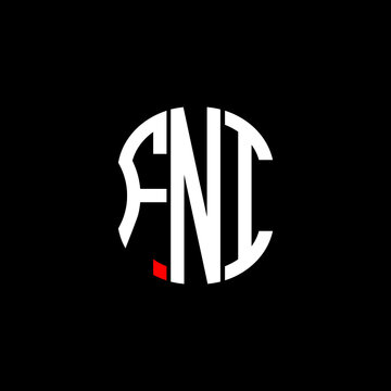 FNI letter logo creative design. FNI unique design