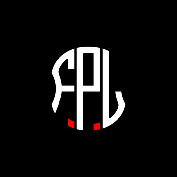 FPL letter logo creative design. FPL unique design