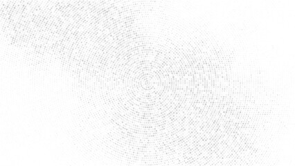 White And Grey Halftone Dotted Backdrop. Abstract Circular Retro Pattern. Pop Art Style Background. Silver Explosion Of Confetti. Digitally Generated Image. Vector Illustration, Eps 10.  