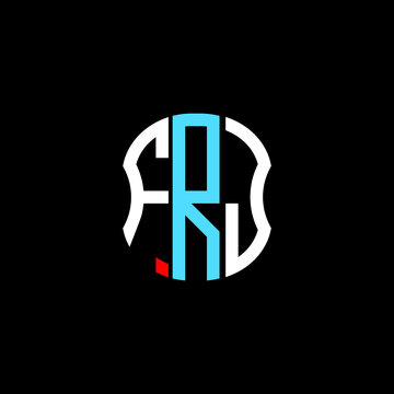 FRJ letter logo creative design. FRJ unique design