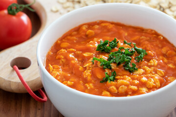 オートミールのトマトリゾット