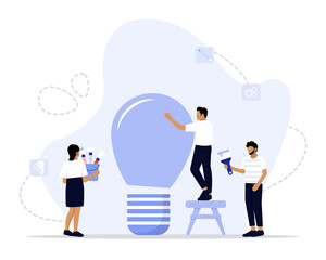 Creative team concept illustration