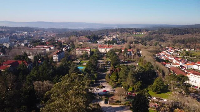 Campus Sur of Santiago de Compostela. Aerial view