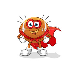 rugby ball heroes vector. cartoon character