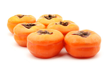 persimmon isolated on white background