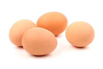eggs isolated on white background