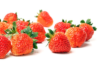 strawberry isolated over white background
