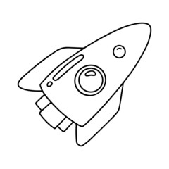 Coloring book page for kids. Cartoon style character. Vector illustration isolated on white background.