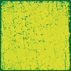 The grunge texture is green. Abstract color background. Vector template of a scratched colored board