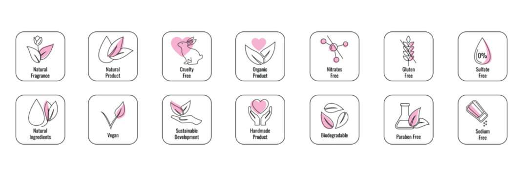 natural fragrance, natural, cruelty free, organic, nitrates, gluten, and sulfate-free, natural ingredients, vegan, sustainable, handmade, biodegradable, paraben and sodium-free.