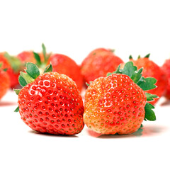 strawberry on white background