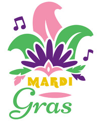 Obraz premium Mardi Gras SVG Bundle, PNG Bundle, Fat Tuesday Carnival, Beads Bling, SVG Cut File, Instant download, Sublimation printable vector, Clip art