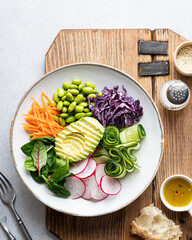 Vegan Buddha bowl with Vegetable