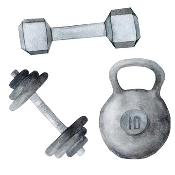 Hand Weights Clipart