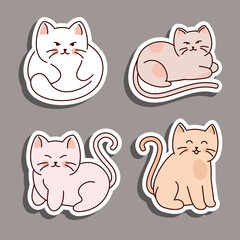 cats stickers icons