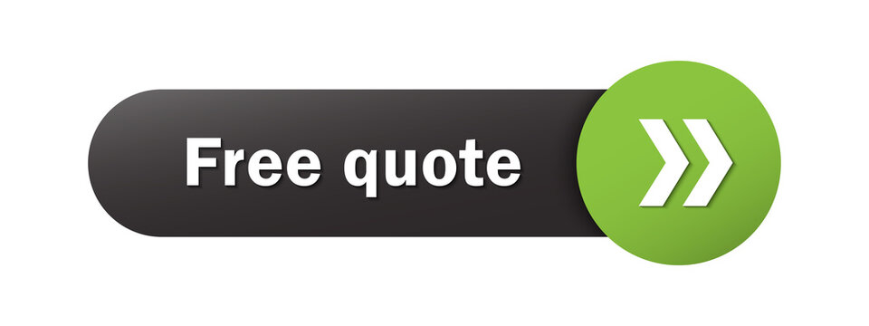 FREE QUOTE black and green vector web button